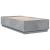 Cadru de pat cu LED, gri beton, 90x190 cm, lemn prelucrat GartenMobel Dekor