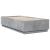 Cadru de pat cu LED, gri beton, 90x190 cm, lemn prelucrat GartenMobel Dekor