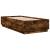 Cadru de pat cu LED, stejar fumuriu, 90x190 cm, lemn prelucrat GartenMobel Dekor