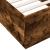 Cadru de pat cu LED, stejar fumuriu, 90x190 cm, lemn prelucrat GartenMobel Dekor