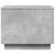 Măsuță de cafea cu lumini LED, gri beton, 50x50x40 cm GartenMobel Dekor