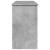 Masă de toaletă cu oglindă, gri beton, 100x45x76 cm GartenMobel Dekor