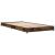 Cadru de pat, stejar fumuriu 100x200 cm lemn prelucrat și metal GartenMobel Dekor