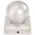 Capace stâlpi tip glob, 6 buc., 91 x 91 mm, metal galvanizat GartenMobel Dekor