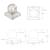 Capace stâlpi tip glob, 6 buc., 91 x 91 mm, metal galvanizat GartenMobel Dekor
