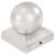 Capace stâlpi tip glob, 6 buc., 91 x 91 mm, metal galvanizat GartenMobel Dekor