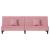 Canapea extensibilă, roz, catifea GartenMobel Dekor