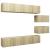 Set de dulapuri TV, 6 piese, stejar sonoma, lemn prelucrat GartenMobel Dekor