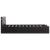 Cadru pat hidraulic ladă, LED, negru 140x200 cm piele ecologică  GartenMobel Dekor