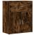 Dulapuri, 2 buc., stejar fumuriu, 60x31x70 cm, lemn prelucrat GartenMobel Dekor