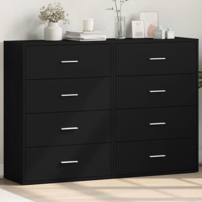 Dulapuri, 2 buc., alb, 60x31x84 cm, lemn prelucrat GartenMobel Dekor