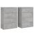 Dulapuri, 2 buc., gri beton, 60x31x84 cm, lemn prelucrat GartenMobel Dekor