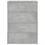Dulapuri, 2 buc., gri beton, 60x31x84 cm, lemn prelucrat GartenMobel Dekor