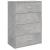 Dulapuri, 2 buc., gri beton, 60x31x84 cm, lemn prelucrat GartenMobel Dekor