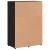 Dulapuri, 2 buc., negru, 60x31x84 cm, lemn prelucrat GartenMobel Dekor