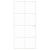 Ușă de interior alb 93x201,5 cm sticlă securiz. / aluminiu slim GartenMobel Dekor