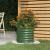 Jardinieră grădină verde 40x40x36 cm oțel vopsit electrostatic GartenMobel Dekor