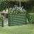 Strat înălțat grădină 114x40x68 cm oțel vopsit electrostatic GartenMobel Dekor