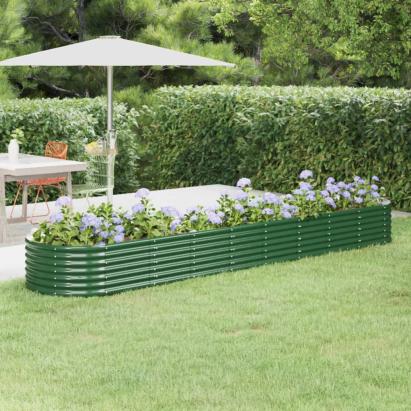 Strat înălțat grădină 368x80x36 cm oțel vopsit electrostatic GartenMobel Dekor