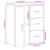 Dulapuri, 2 buc., negru, 60x31x70 cm, lemn prelucrat GartenMobel Dekor