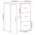 Dulapuri, 2 buc., gri beton, 60x31x70 cm, lemn prelucrat GartenMobel Dekor