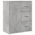 Dulapuri, 2 buc., gri beton, 60x31x70 cm, lemn prelucrat GartenMobel Dekor