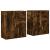 Dulapuri, 2 buc., stejar fumuriu, 60x31x70 cm, lemn prelucrat GartenMobel Dekor