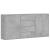 Dulapuri, 3 buc., gri beton, 60x31x84 cm, lemn prelucrat GartenMobel Dekor