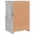 Servantă cu lumini LED, gri beton, 41x37x67 cm GartenMobel Dekor