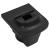 Cotieră auto, negru, 16x32x(35-50,5) cm ABS GartenMobel Dekor