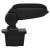 Cotieră auto, negru, 16x32x(35-50,5) cm ABS GartenMobel Dekor