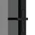 Ușă de interior, 76x201,5 cm, negru, sticlă ESG și aluminiu GartenMobel Dekor