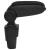 Cotieră auto, negru, 17x32x(35,5-52) cm ABS GartenMobel Dekor