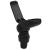 Cotieră auto, negru, 13x33x(33-49) cm ABS GartenMobel Dekor