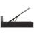 Cadru pat hidraulic ladă & LED negru 100x200 cm piele ecologică  GartenMobel Dekor