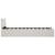 Cadru pat hidraulic cu ladă LED alb 120x200 cm piele ecologică  GartenMobel Dekor