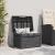 Cutie de perne exterior antracit 73x50,5x46,5 cm polipropilenă GartenMobel Dekor