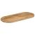 Blat de masă oval, 90x40x2,5 cm, lemn masiv de mango GartenMobel Dekor