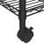 Raft depozitare cu roți 4 niveluri negru 90x35x142 cm 200 kg GartenMobel Dekor
