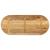 Blat de masă oval, 100x40x2,5 cm, lemn masiv mango brut GartenMobel Dekor