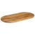 Blat de masă oval, 80x40x2,5 cm, lemn masiv de mango GartenMobel Dekor