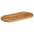 Blat de masă oval, 90x40x2,5 cm, lemn masiv de mango GartenMobel Dekor