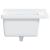Chiuvetă lavoar pentru montare pe perete alb 50x35x24 cm rășină GartenMobel Dekor