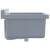 Chiuvetă lavoar pentru montare pe perete gri 40x40x24 cm rășină GartenMobel Dekor