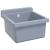 Chiuvetă lavoar pentru montare pe perete gri 40x40x24 cm rășină GartenMobel Dekor