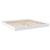 Cadru de pat alb 180x200 cm din lemn prelucrat GartenMobel Dekor
