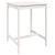 Set mobilier de bar pentru grădină, 5 piese,alb, lemn masiv pin GartenMobel Dekor