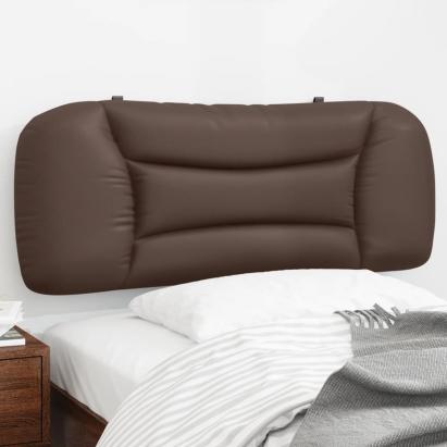 Pernă pentru tăblie pat, maro, 100 cm, piele artificială GartenMobel Dekor