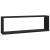 Rafturi de perete cub, 2 buc., negru, 80x15x26,5 cm PAL GartenMobel Dekor