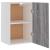 Dulap suspendat, gri sonoma, 39,5x31x60 cm, lemn prelucrat GartenMobel Dekor